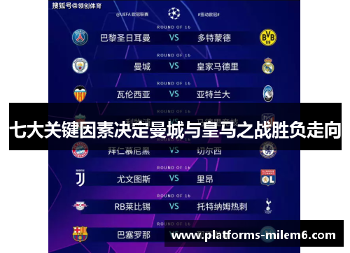 七大关键因素决定曼城与皇马之战胜负走向