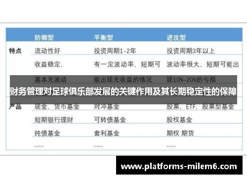 财务管理对足球俱乐部发展的关键作用及其长期稳定性的保障