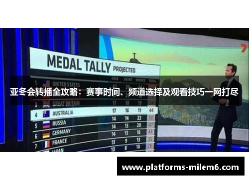 亚冬会转播全攻略：赛事时间、频道选择及观看技巧一网打尽