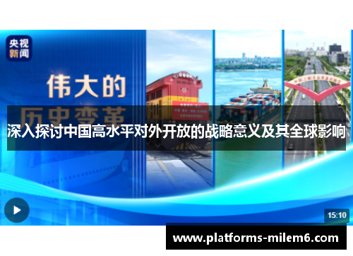 深入探讨中国高水平对外开放的战略意义及其全球影响