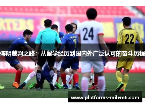 傅明裁判之路：从留学经历到国内外广泛认可的奋斗历程